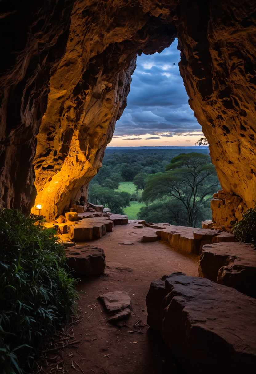 00016-photograph, landscape of a Mythical Grotto from inside of a Harare, at Twilight, Depressing, Cloudpunk, Cold Lighting, dynamic,.png